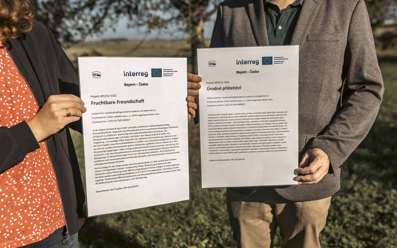 Das Projekt wird über das Programm INTERREG Bayern-Tschechien 2021–2027 gefördert und von der Europäischen Union kofinanziert.
